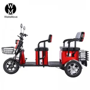 Heavy Duty 3 passenger electric tricycle scooter