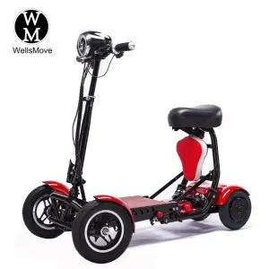 Portable 4 wheels handicapped scooter